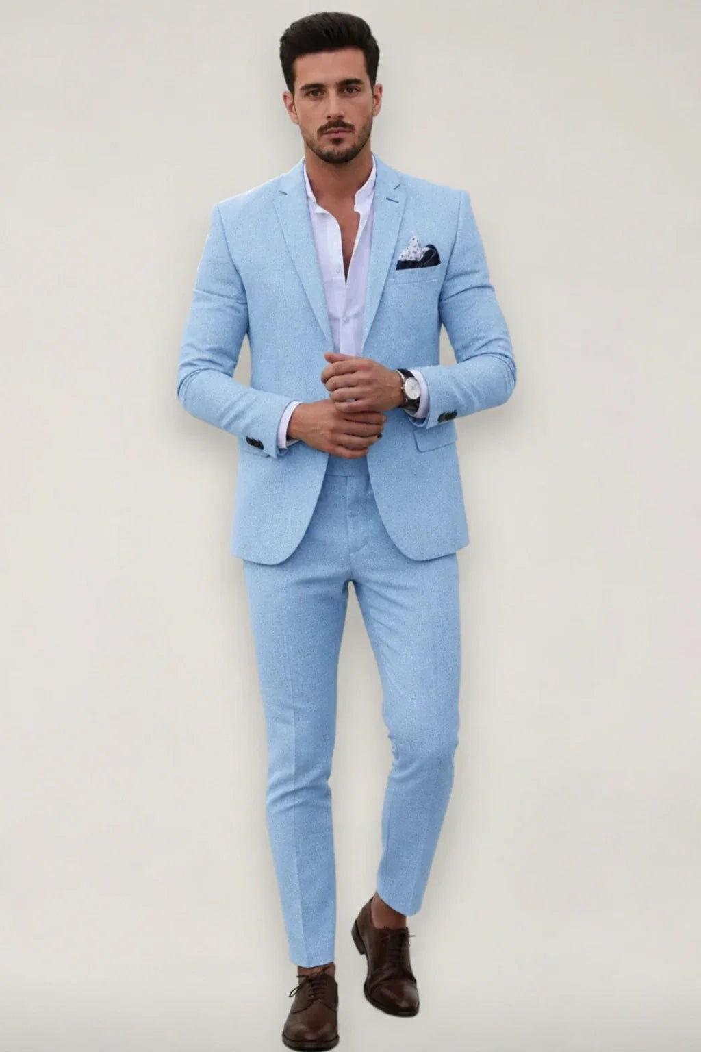 Men's Slim Fit Two-Piece Suit | Blazer & Trousers Wedding Ready