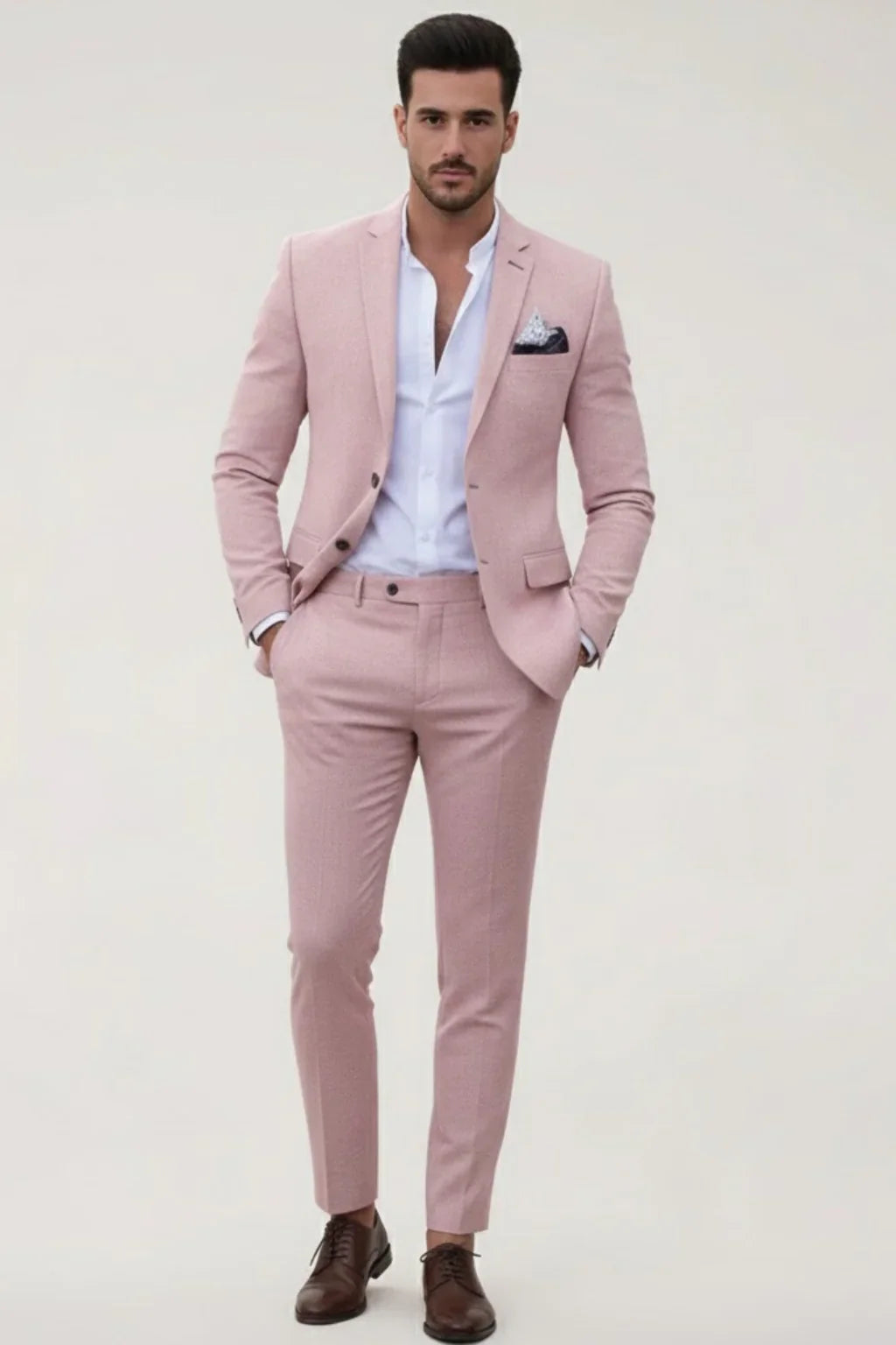 Men's Slim Fit Two-Piece Suit | Blazer & Trousers Wedding Ready