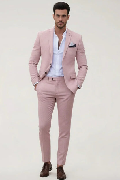 Men's Slim Fit Two-Piece Suit | Blazer & Trousers Wedding Ready
