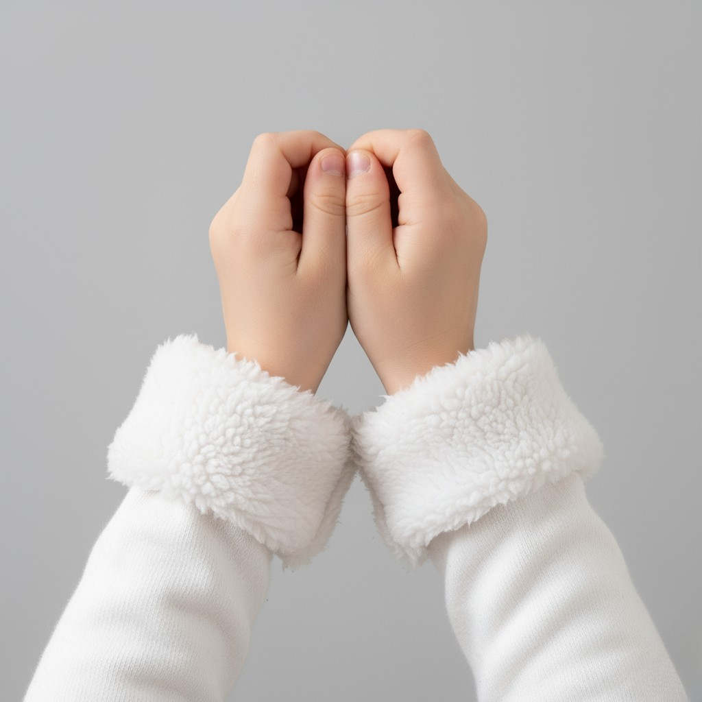 Thermal Ribbed Mock Neck Fleece Lined Top