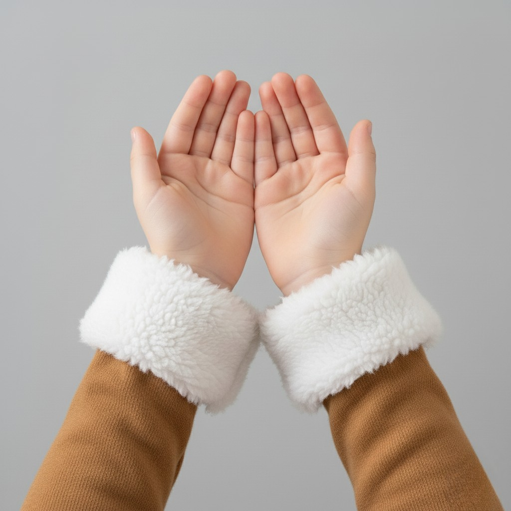 Thermal Ribbed Mock Neck Fleece Lined Top