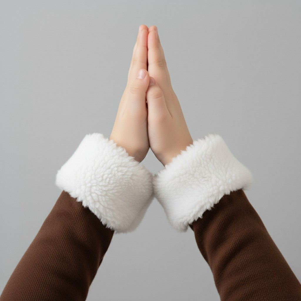 Thermal Ribbed Mock Neck Fleece Lined Top