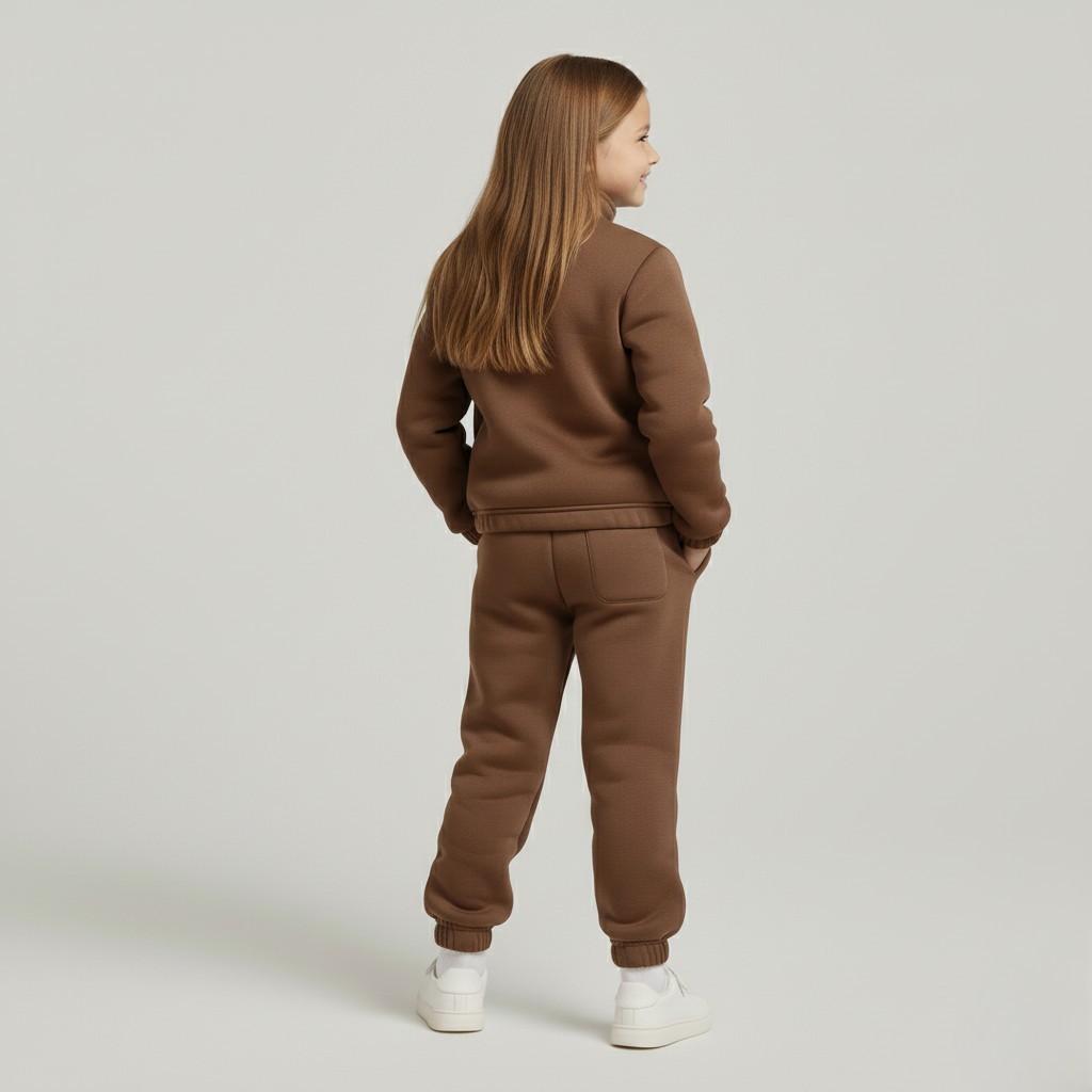 Warm Nest Plush Fleece Two-Piece Jogger Set