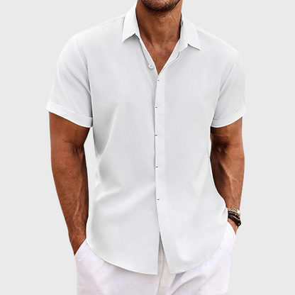 Men's Relaxed Linen-Style Shirt | Casual Summer Essential