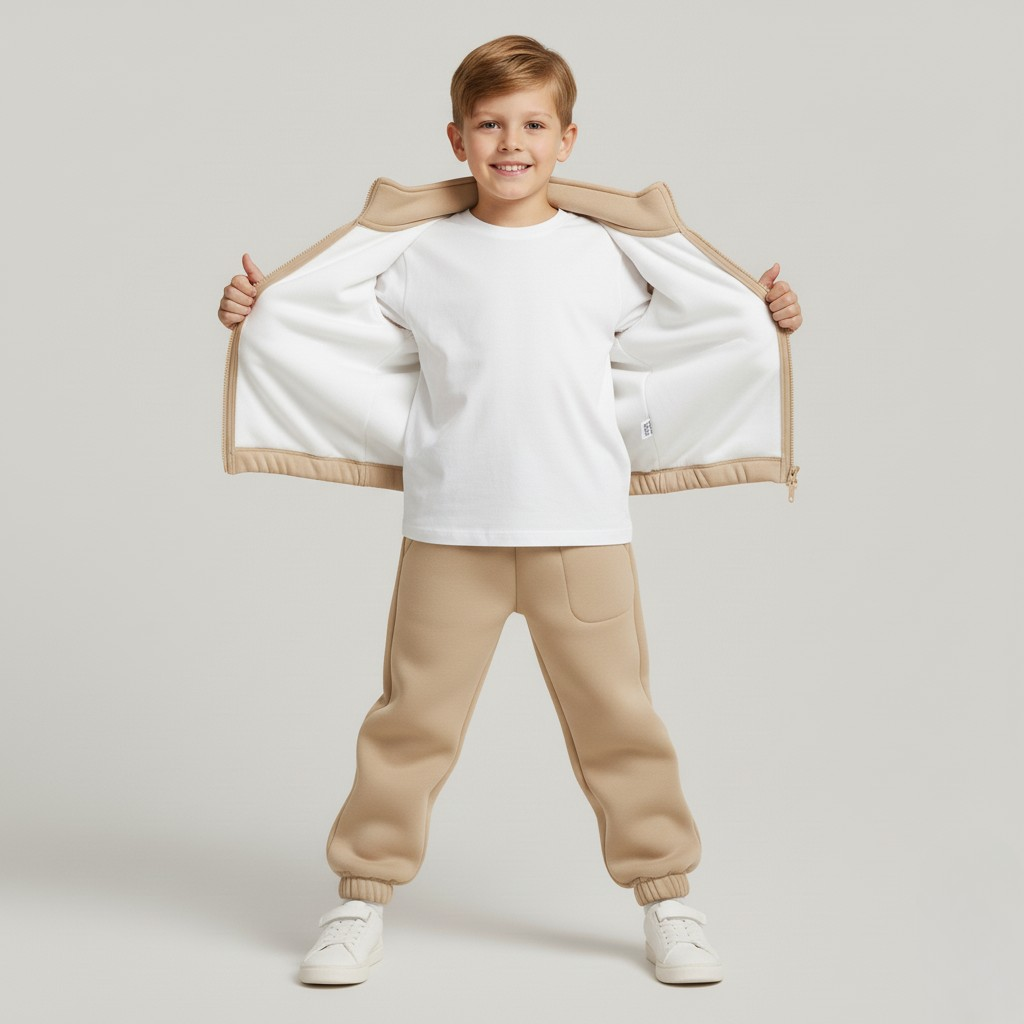 Warm Nest Plush Fleece Two-Piece Jogger Set