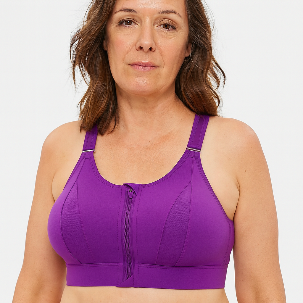 Women's High Support Sports Bra | Breathable Sweat-Wicking Workout Bra