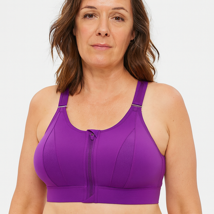 Women's High Support Sports Bra | Breathable Sweat-Wicking Workout Bra