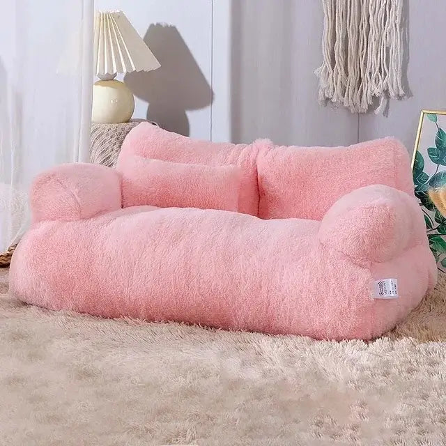 Plush Calming Pet Sofa | Cozy Multi-Size Bed