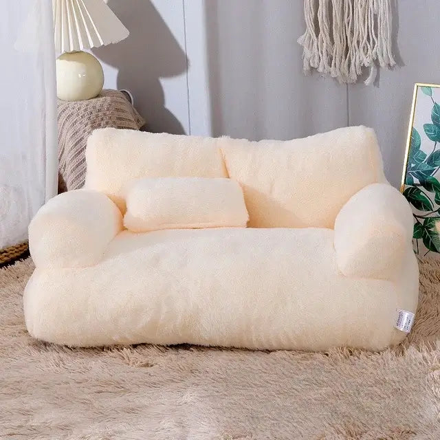 Plush Calming Pet Sofa | Cozy Multi-Size Bed