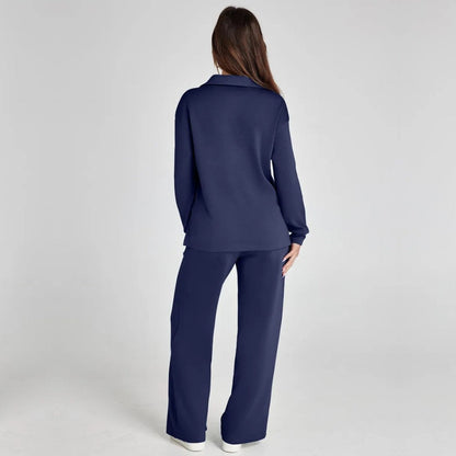 Women's Wide-Leg Loungewear Set | Relaxed Two-Piece Comfort