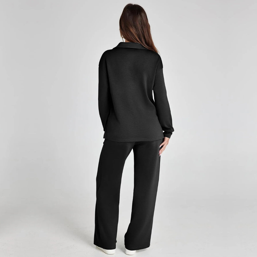 Women's Wide-Leg Loungewear Set | Relaxed Two-Piece Comfort