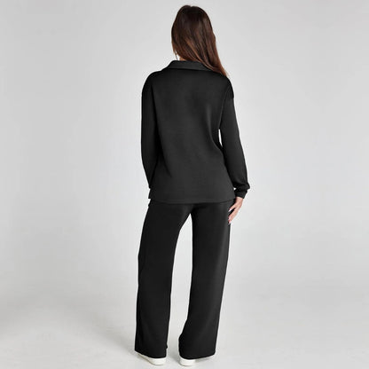 Women's Wide-Leg Loungewear Set | Relaxed Two-Piece Comfort