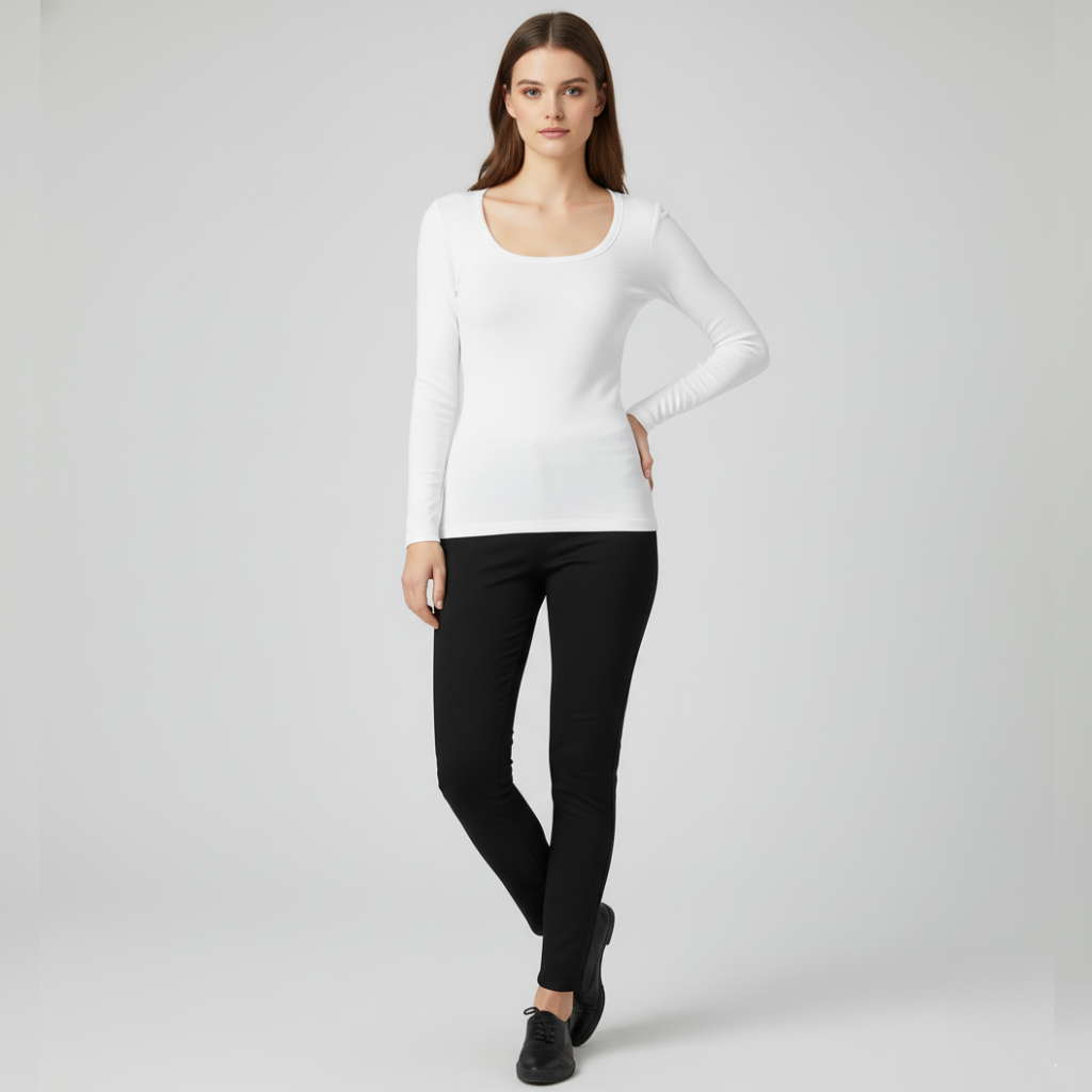 Women's Fleece-Lined Thermal Base Layer Top