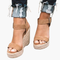 Women's Orthopedic Wedge Sandals | Buckle Ankle Strap