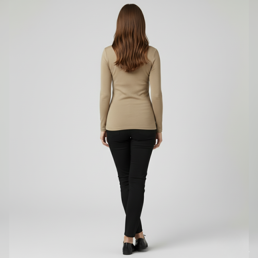 Women's Fleece-Lined Thermal Base Layer Top