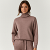 Women's V-Neck Loungewear Set | Ribbed Two-Piece Comfort