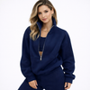 Women's Half-Zip Loungewear Set | Wide-Fit Two-Piece Comfort