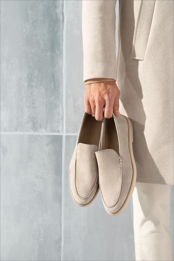 Men's Faux Suede Loafers