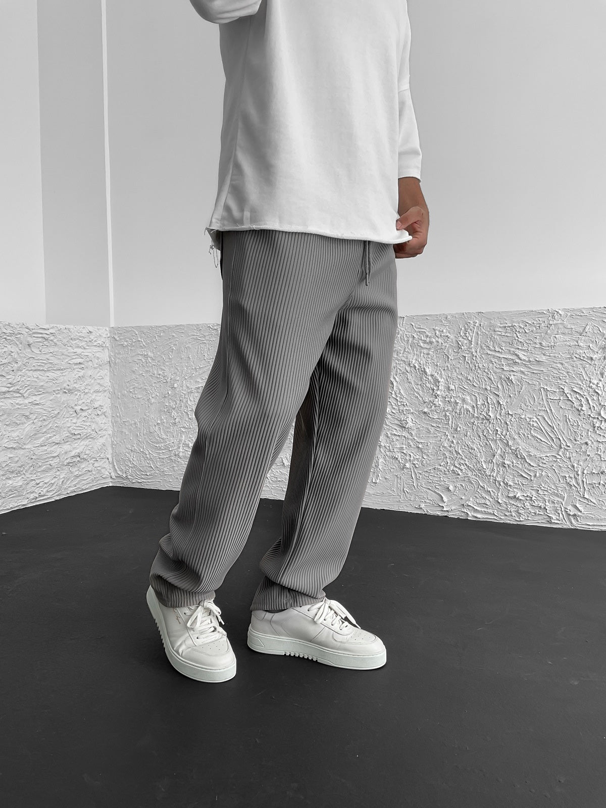 Women's Ribbed Trousers | Soft Stretch Everyday Fit