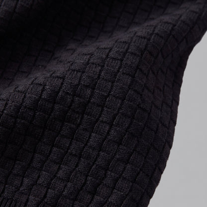 Men's Basket Weave Knit T-Shirt | Crew Neck Summer Style
