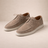 Men's Leather Style Loafers | Lace-Up Classic Closed Toe Shoes