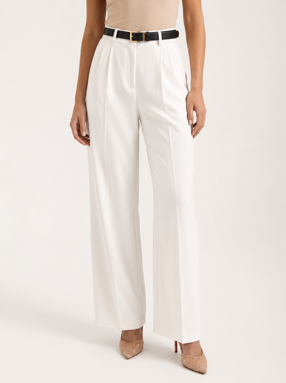 Women's High Waist Wide Leg Trousers