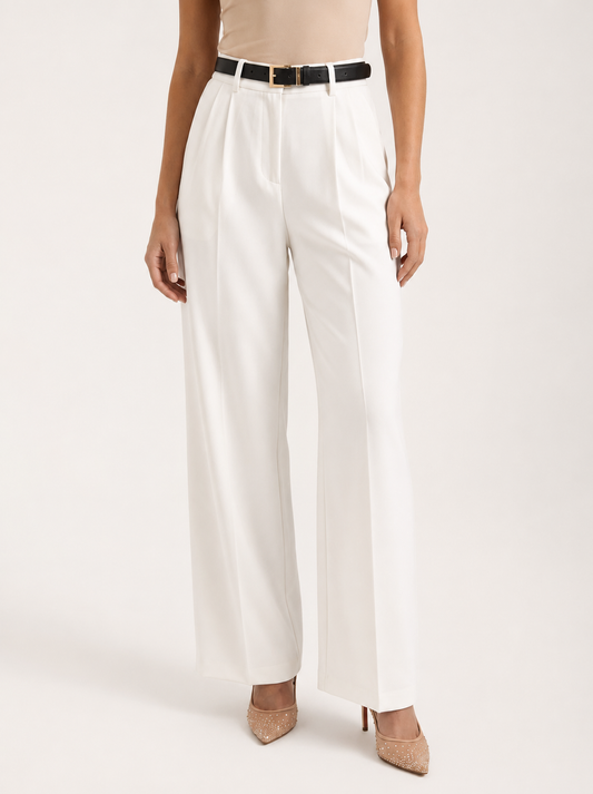 Women's High Waist Wide Leg Trousers