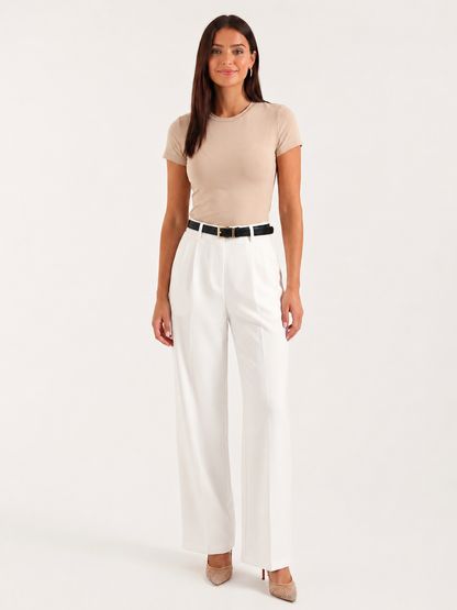 Women's High Waist Wide Leg Trousers