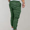 Men's Cargo Trousers | Comfortable Elastic Waist Utility Style