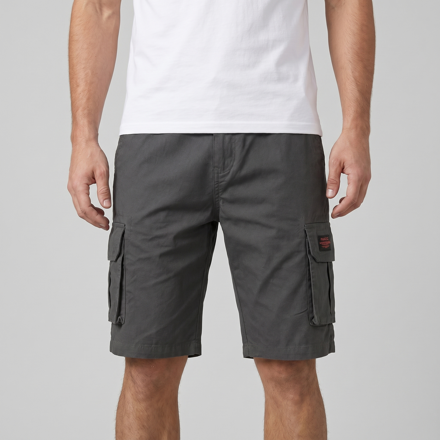 Mens Relaxed Fit Cargo Shorts