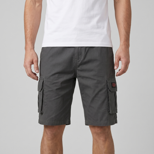 Mens Relaxed Fit Cargo Shorts