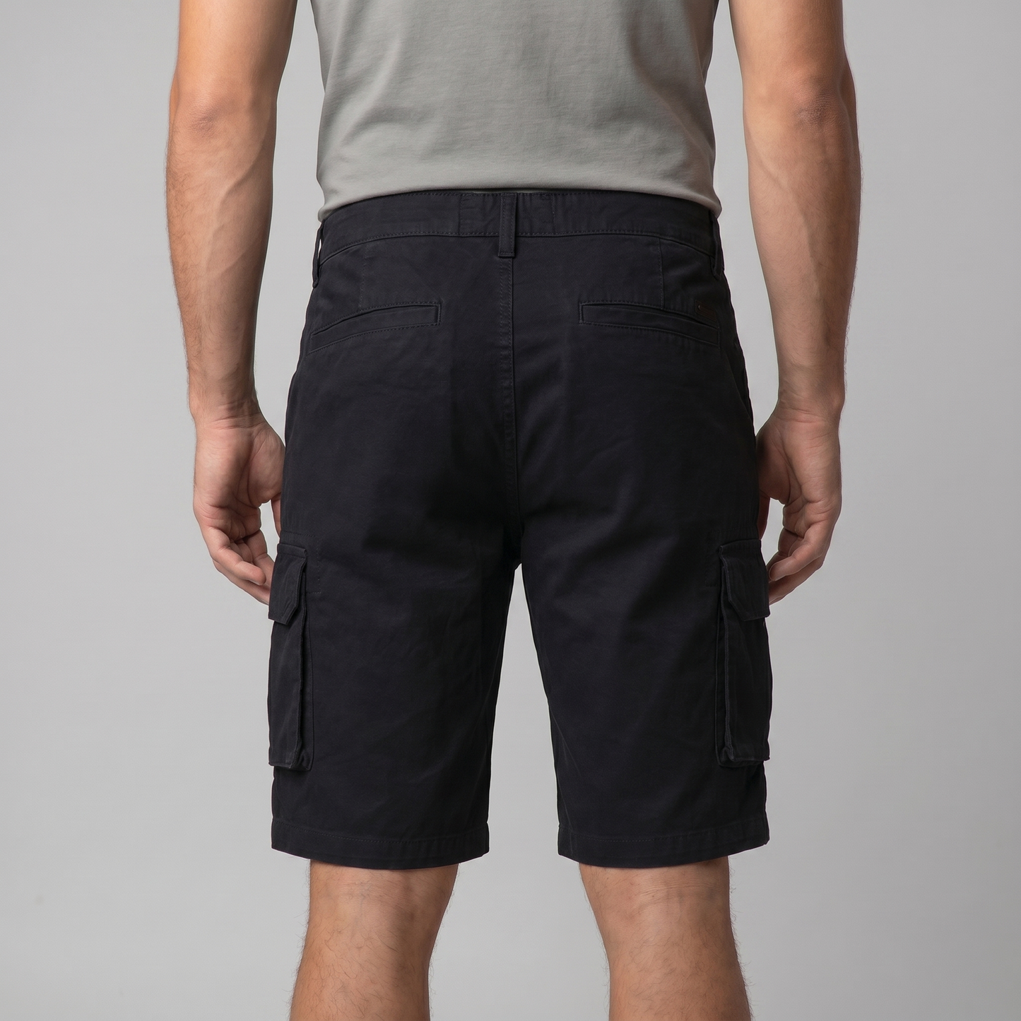 Mens Relaxed Fit Cargo Shorts