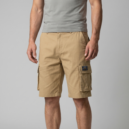 Mens Relaxed Fit Cargo Shorts