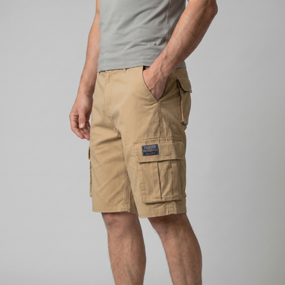 Mens Relaxed Fit Cargo Shorts
