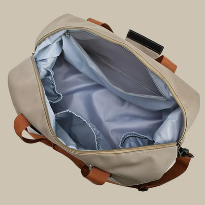Women's Soft Oversized Tote Bag | Leather Style Multi-Pocket Shoulder Bag