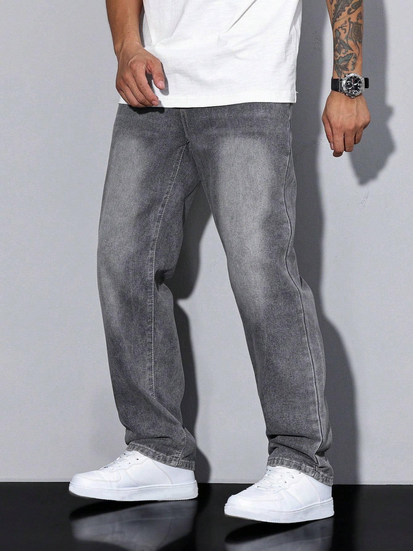 Men's Relaxed Fit Jeans | Classic Denim Style Trousers