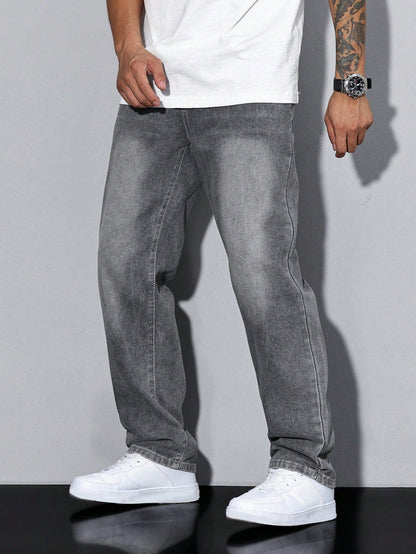Men's Relaxed Fit Jeans | Classic Denim Style Trousers