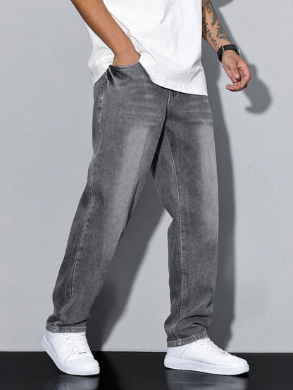 Men's Relaxed Fit Jeans | Classic Denim Style Trousers