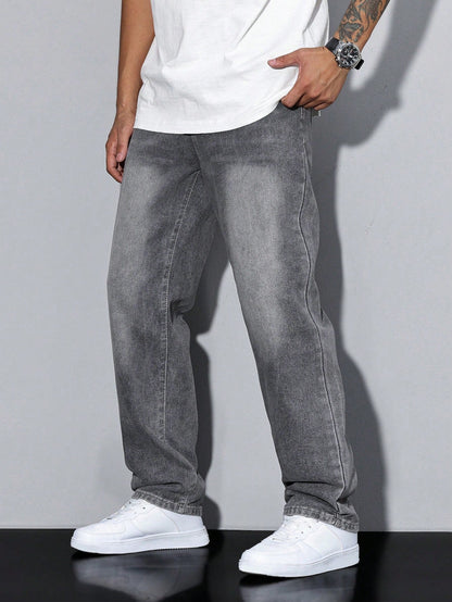 Men's Relaxed Fit Jeans | Classic Denim Style Trousers