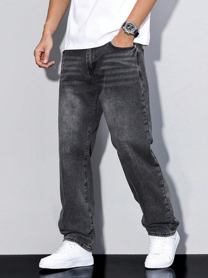 Men's Relaxed Fit Jeans | Classic Denim Style Trousers