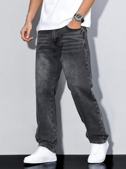 Men's Relaxed Fit Jeans | Classic Denim Style Trousers