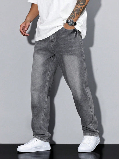 Men's Relaxed Fit Jeans | Classic Denim Style Trousers