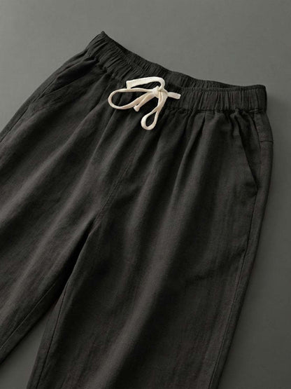 Women's Drawstring Slim Fit Trousers | Casual Summer Comfort