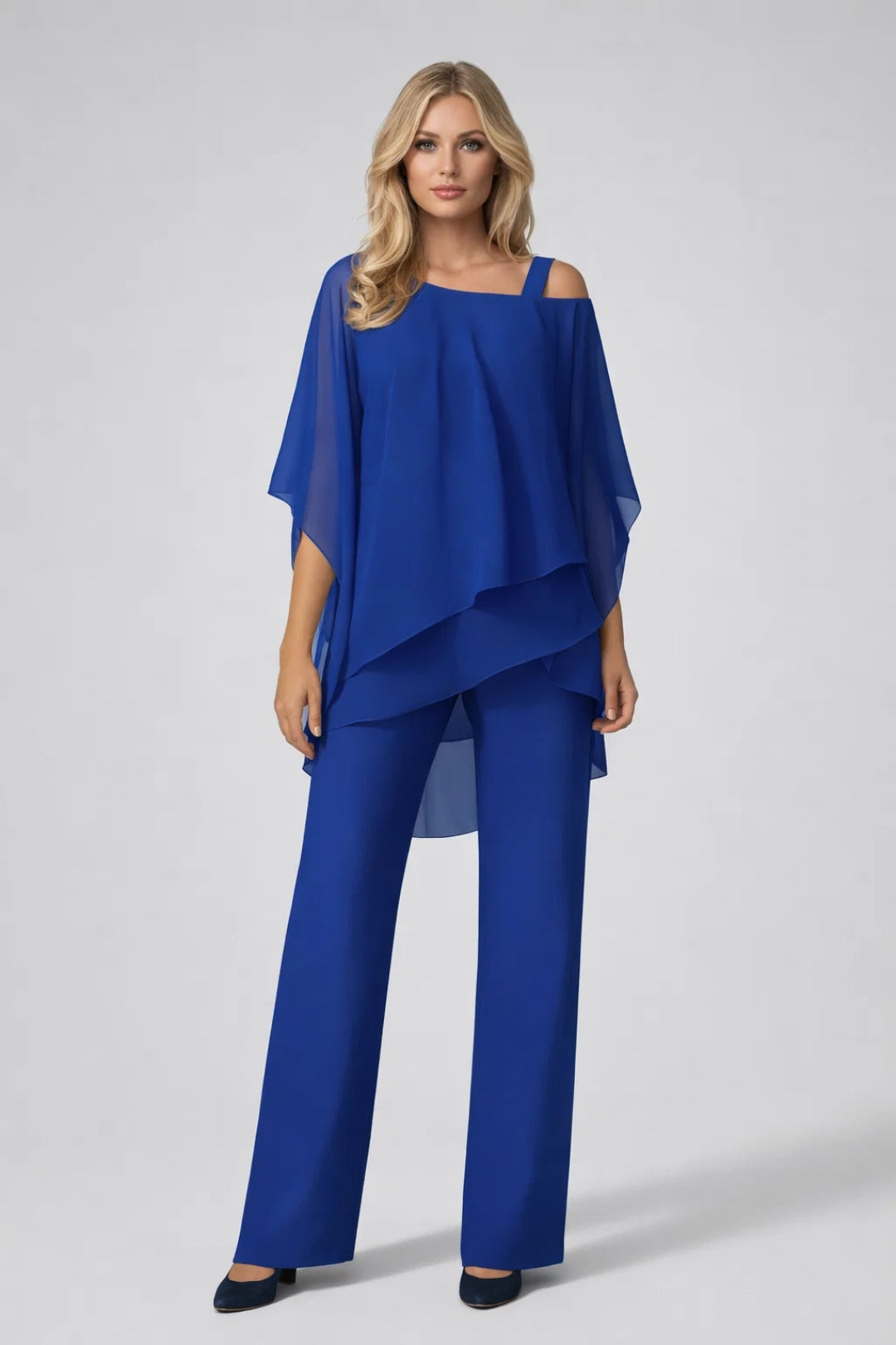 Women's Layered Top & Trouser Set