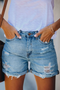 Women's Distressed Denim Shorts | Casual Summer Essential
