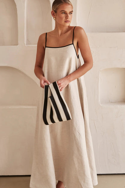 Women's Spaghetti Strap Maxi Dress | Elegant Wedding Guest Style