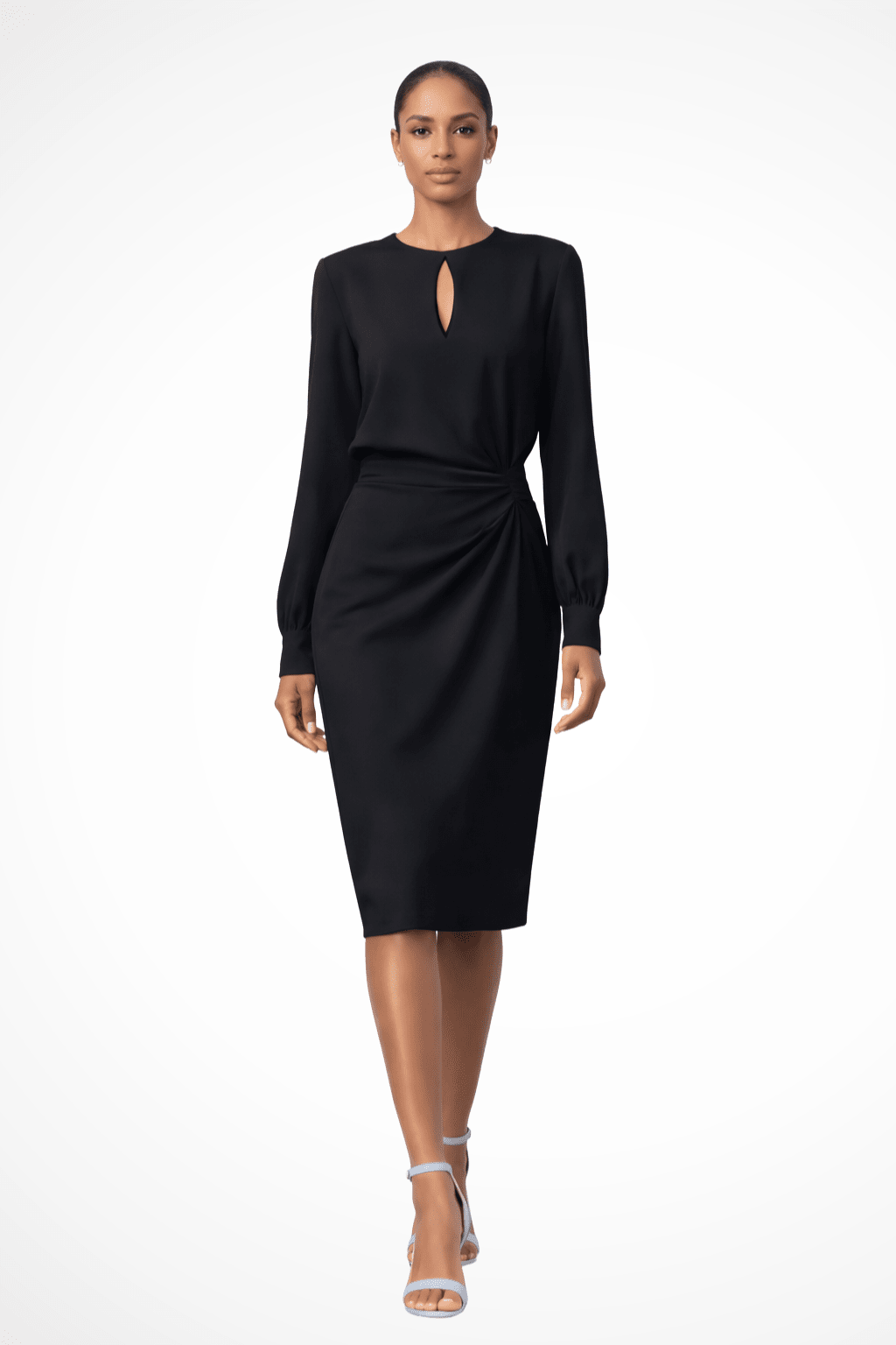 Women's Ruched Waist Midi Dress | Summer Style