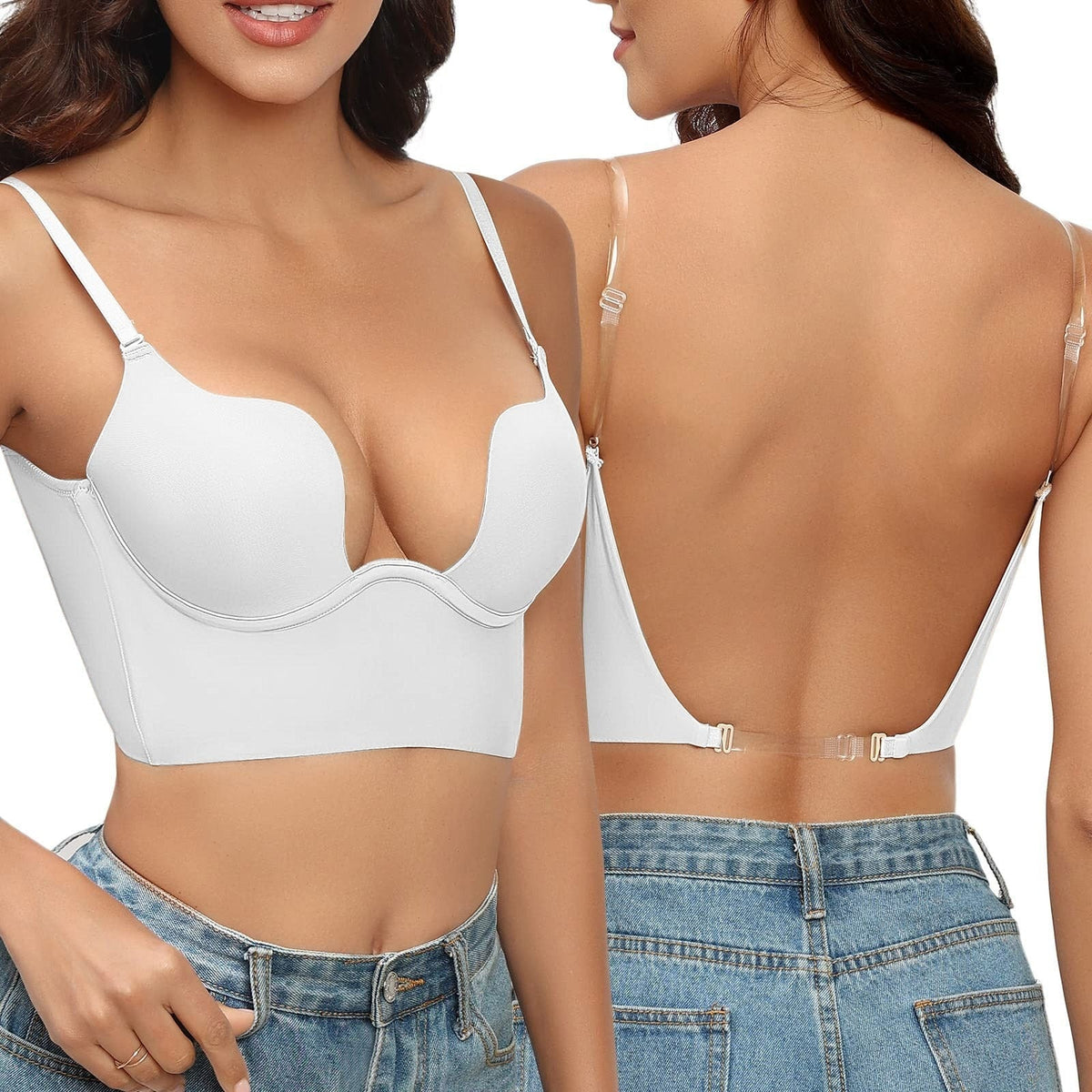 Women's Backless Bra | Seamless Support for Open-Back Styles
