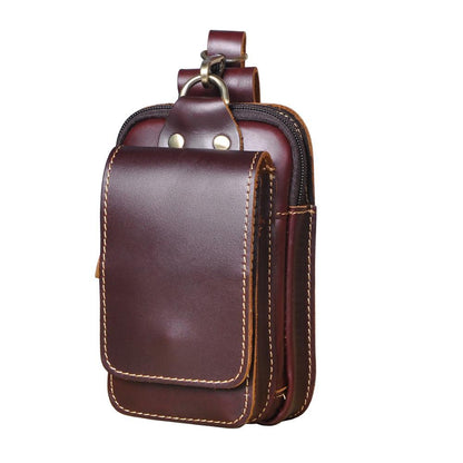 Men's Leather Style Waist Pack | Hands-Free Everyday Carry