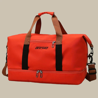 Women's Soft Oversized Tote Bag | Leather Style Multi-Pocket Shoulder Bag